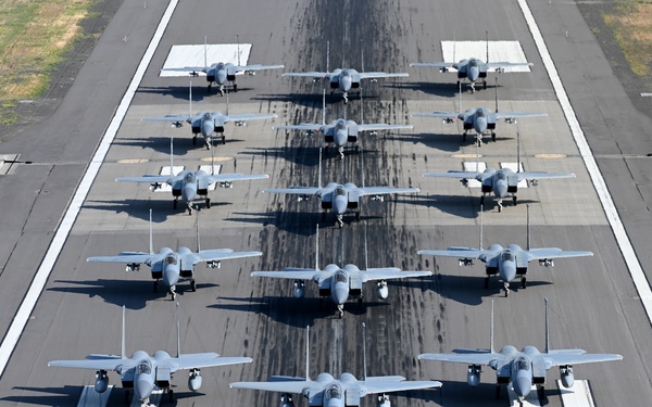 Kingsley Field's Inaugural Elephant Walk