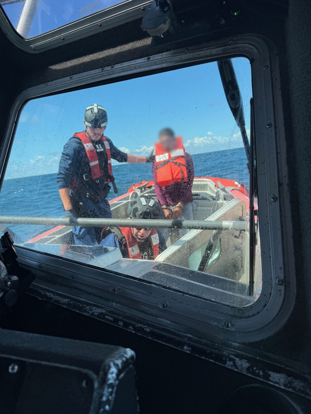 Coast Guard Station South Padre Island Detains Fisherman that was on Lancha