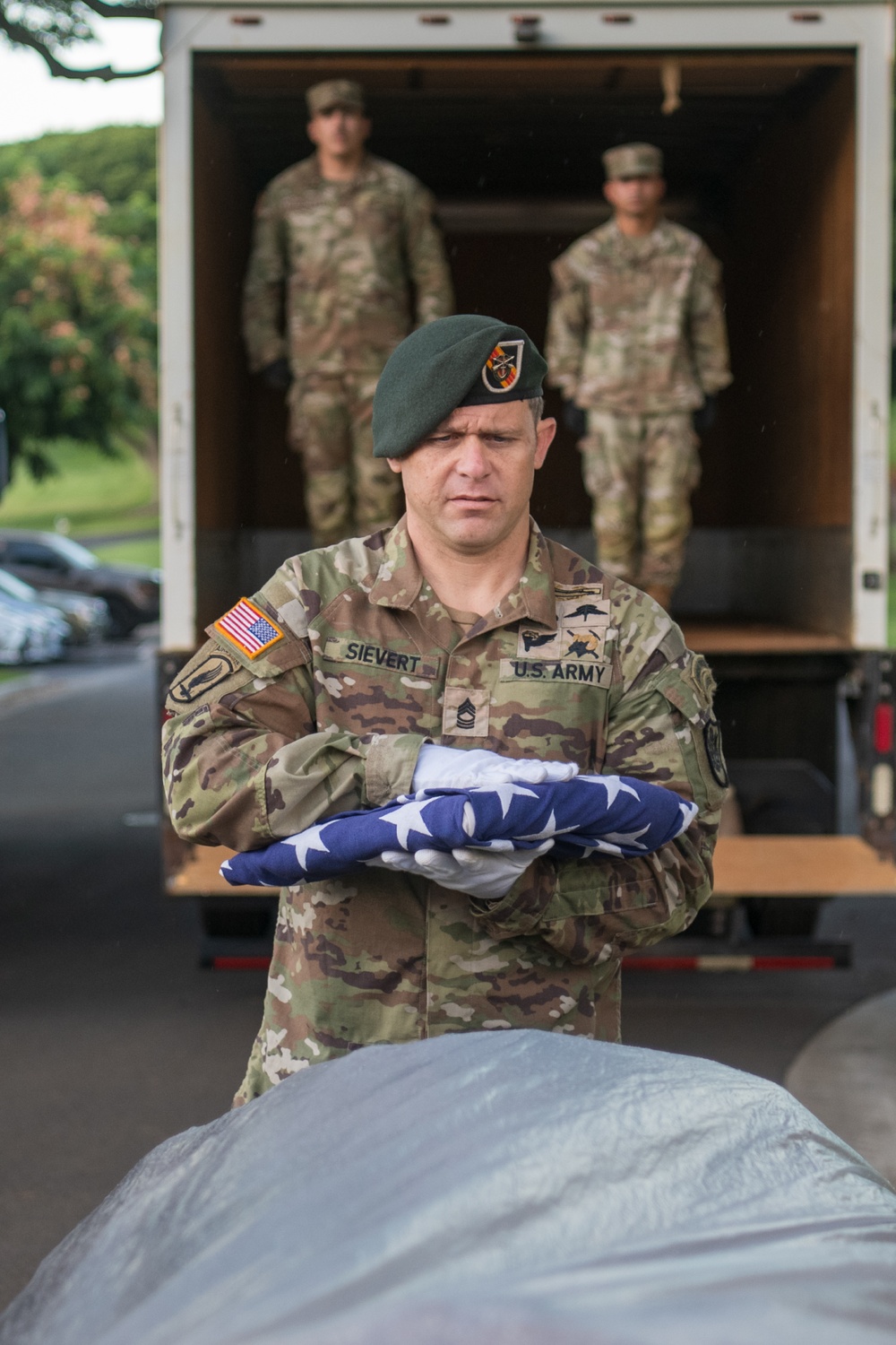 DPAA Conducts Disinterment Ceremony