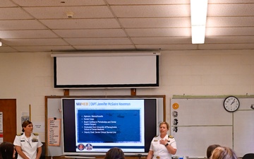 Navy Medicine Visits Agawam High School during Connecticut River Valley Navy Week