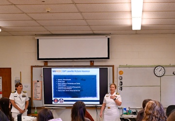 Navy Medicine Visits Agawam High School during Connecticut River Valley Navy Week