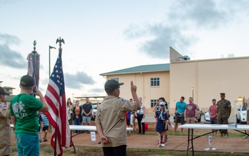 Cub Scouts Pack 225 Say No to Drugs at MCBH