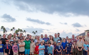 Cub Scouts Pack 225 Say No to Drugs at MCBH