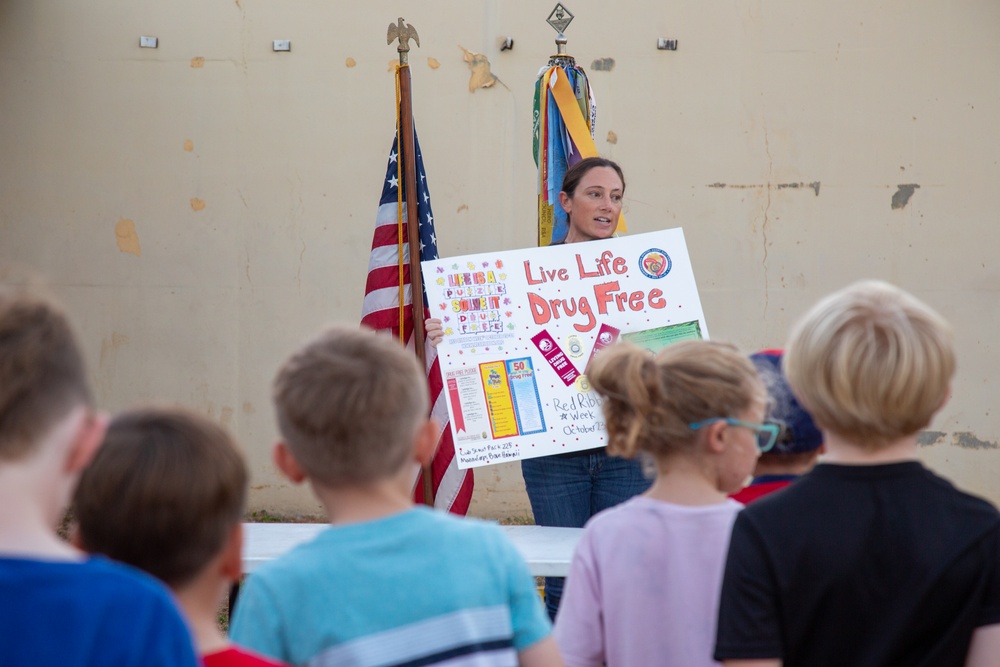 Cub Scouts Pack 225 Say No to Drugs at MCBH