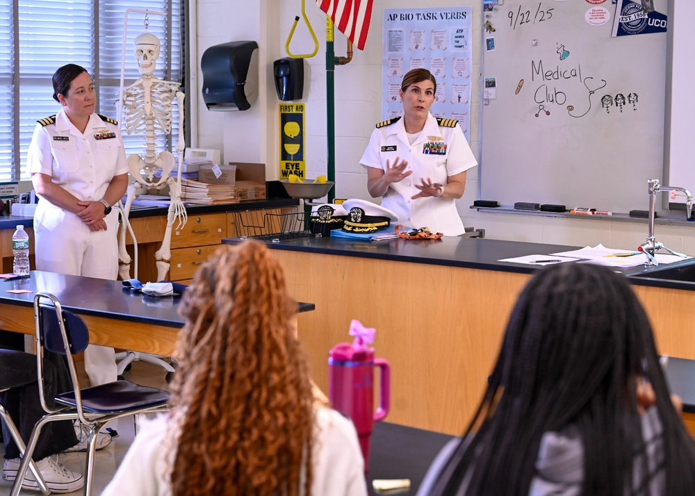 Navy Medicine Visits Conard High School during Connecticut River Valley Navy Week