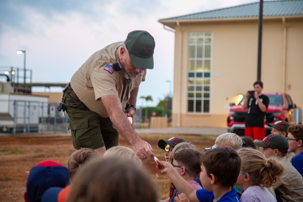 Cub Scouts Pack 225 Say No to Drugs at MCBH