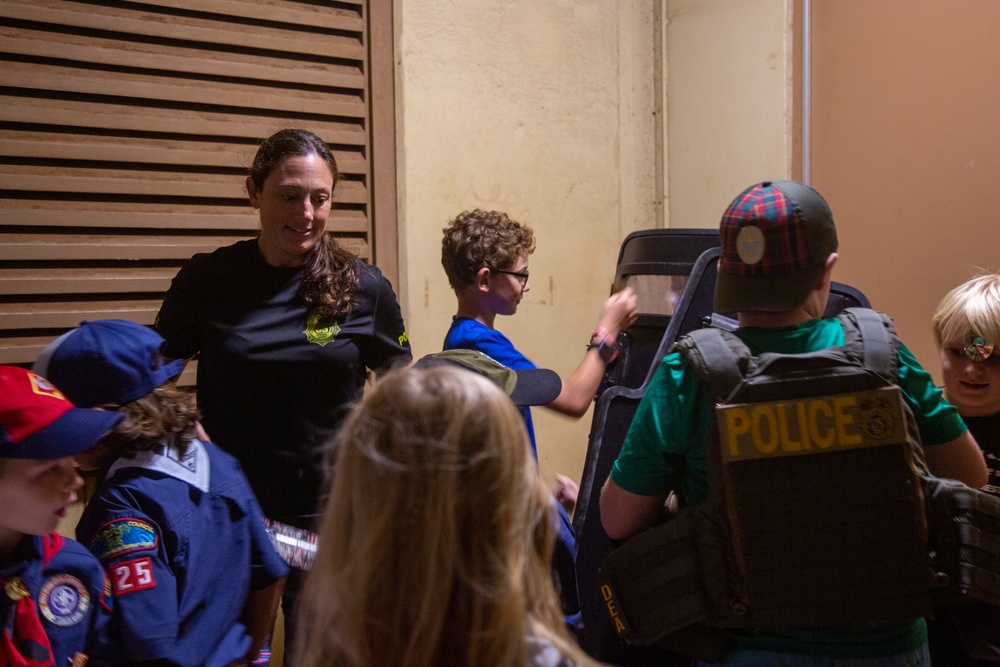 Cub Scouts Pack 225 Say No to Drugs at MCBH