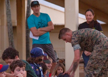 Cub Scouts Pack 225 Say No to Drugs at MCBH