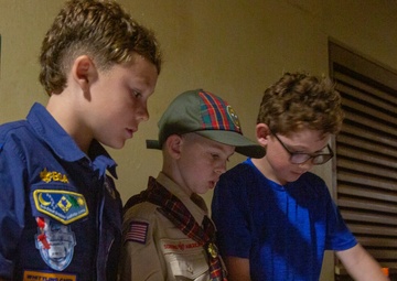 Cub Scouts Pack 225 Say No to Drugs at MCBH