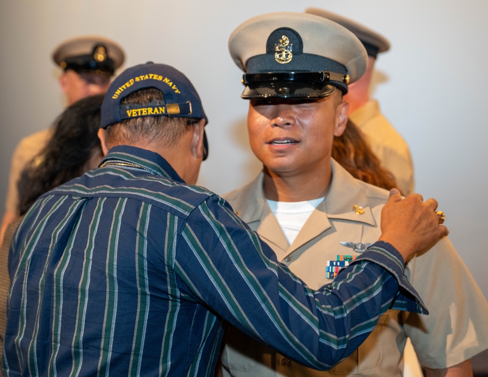 Chief Petty Officer (CPO) Pinning Ceremony Onboard NAF Atsugi