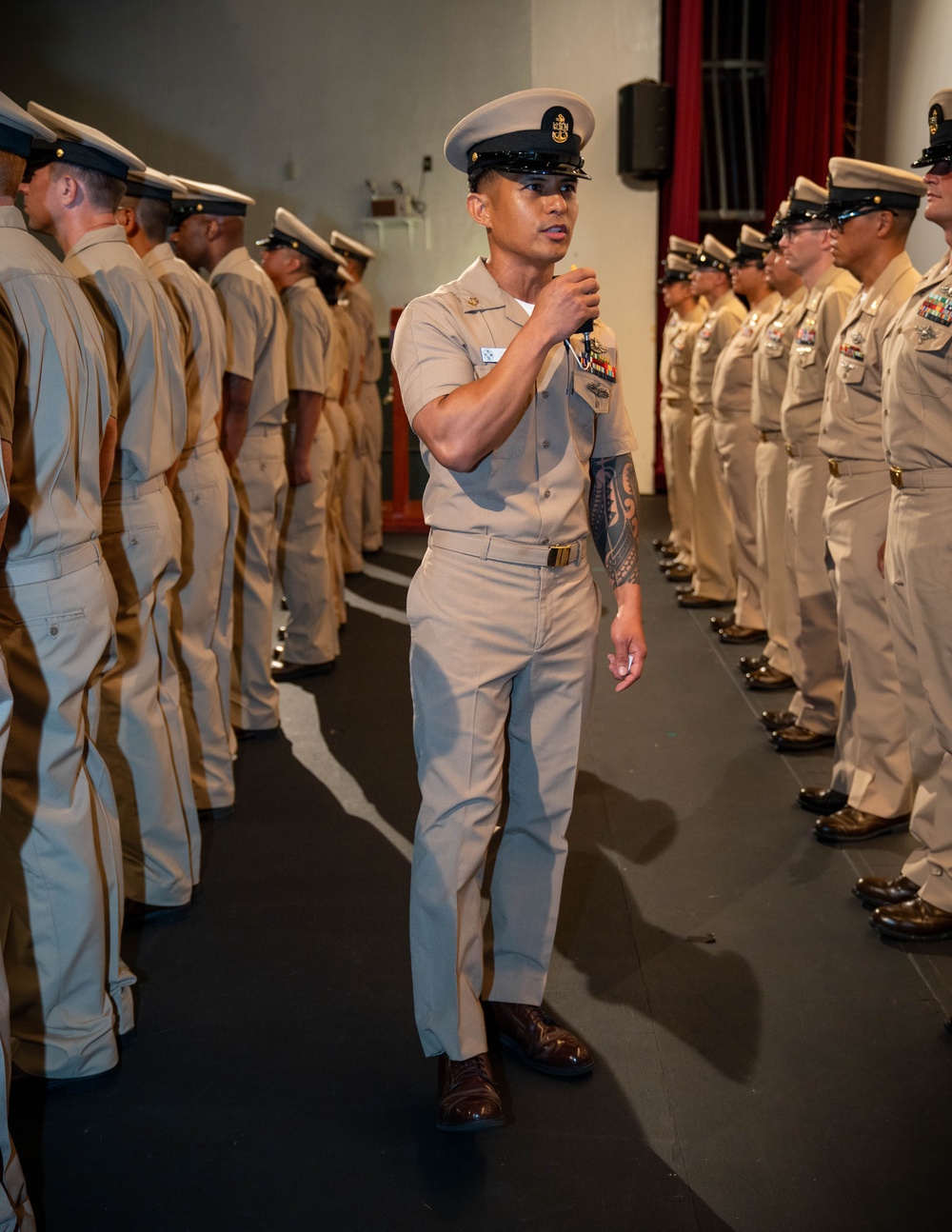 Chief Petty Officer (CPO) Pinning Ceremony Onboard NAF Atsugi