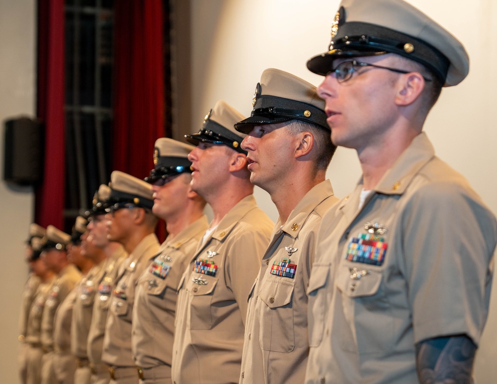 Chief Petty Officer (CPO) Pinning Ceremony Onboard NAF Atsugi