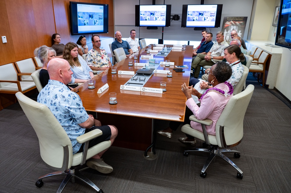 Members from the Rhode Island and Wisconsin Army National Guard tour DPAA