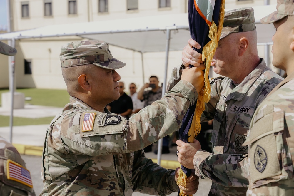 105th Troop Command Change of Command ceremony