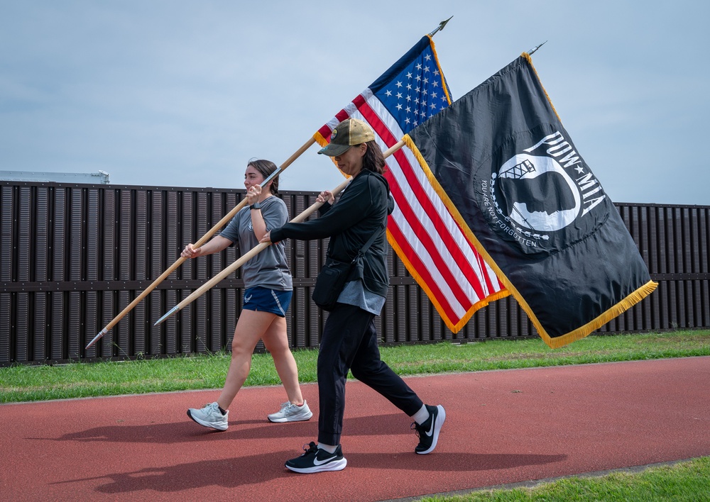 Yokota holds 24-hour run to honor POW/MIA