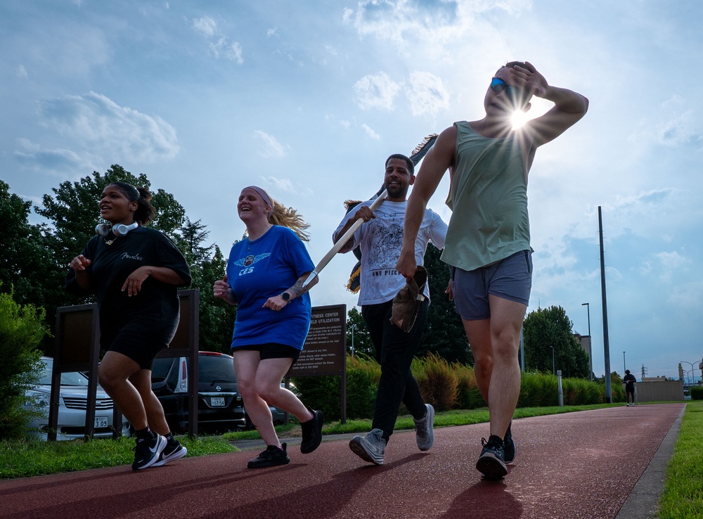 Yokota holds 24-hour run to honor POW/MIA