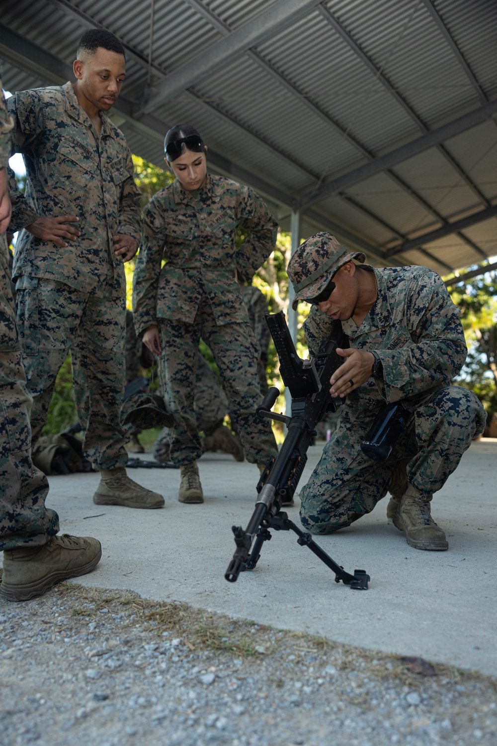 U.S. Marines conduct M240B Machine Gun training during Resolute Dragon 25 