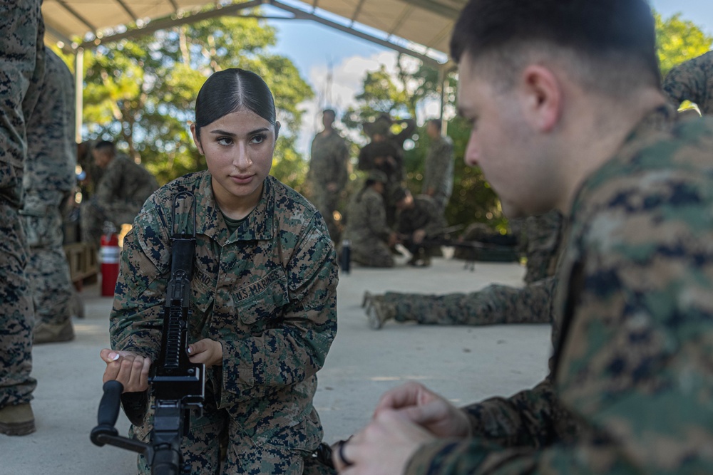 U.S. Marines conduct M240B Machine Gun training during Resolute Dragon 25 