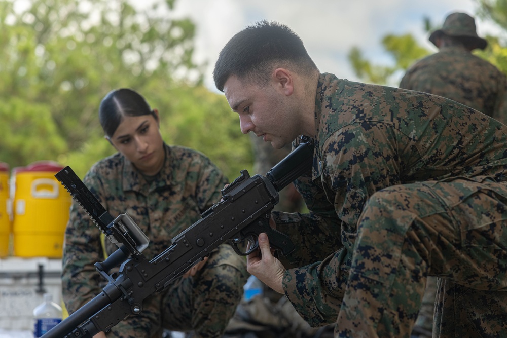 U.S. Marines conduct M240B Machine Gun training during Resolute Dragon 25 