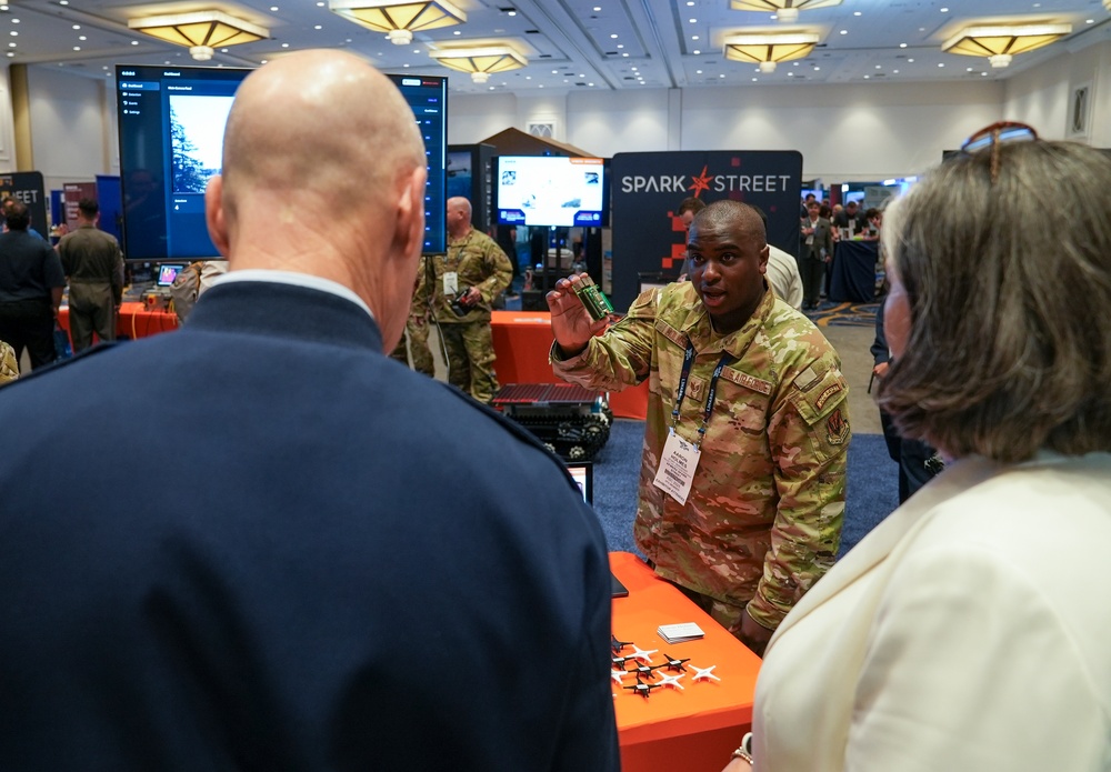 AFWERX Spark Street at the 2025 Air, Space and Cyber Conference
