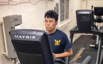 USS Tripoli Conducts the Physical Readiness Test