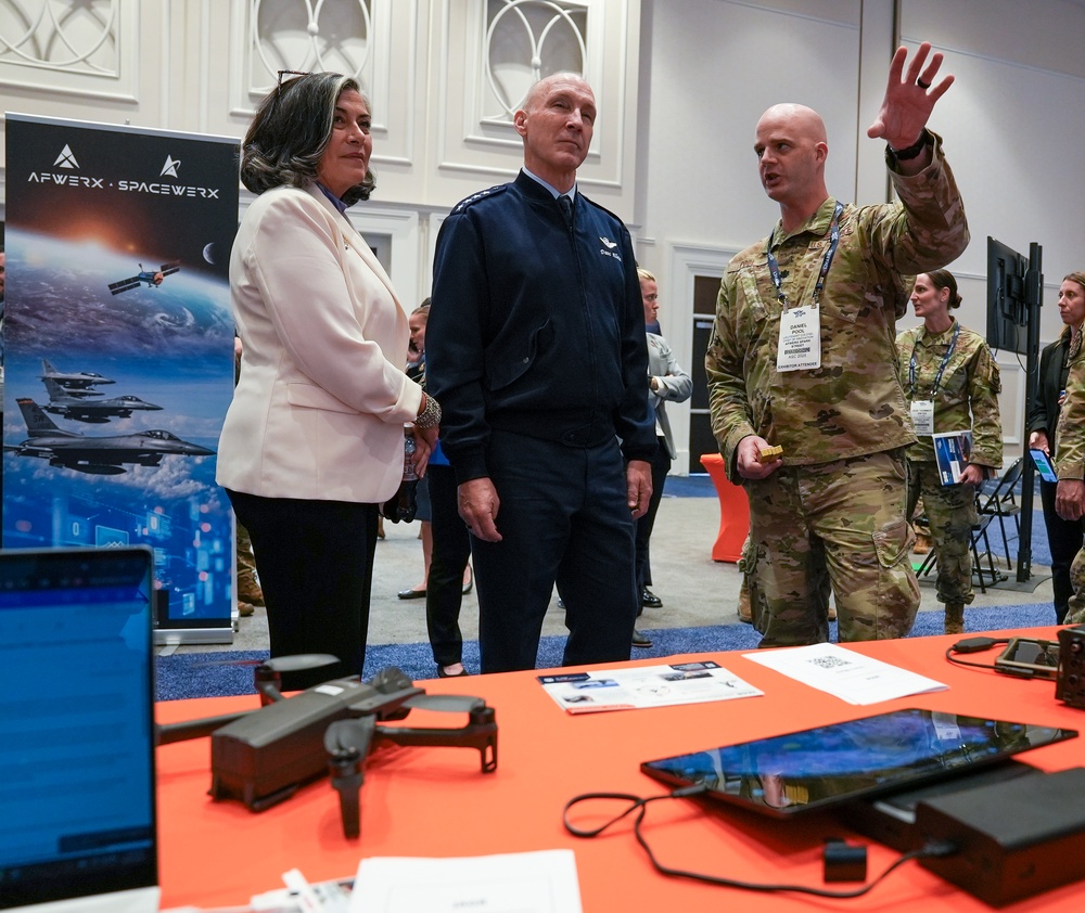 AFWERX Spark Street at the 2025 Air, Space and Cyber Conference