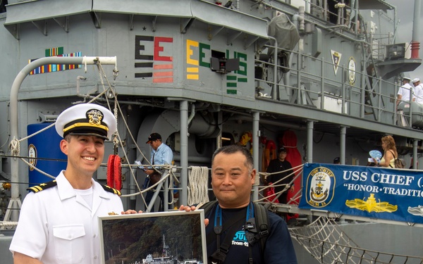 USS Chief Attends JMSDF Autumn Festival