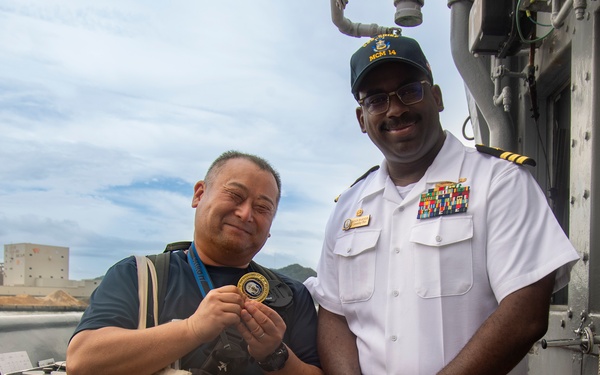 USS Chief Attends JMSDF Autumn Festival