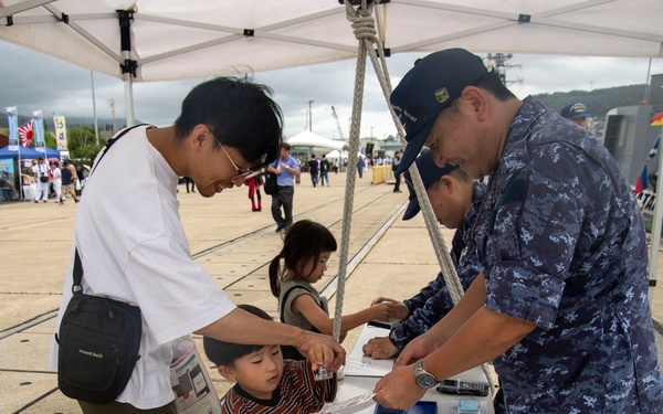 USS Chief Attends JMSDF Autumn Festival