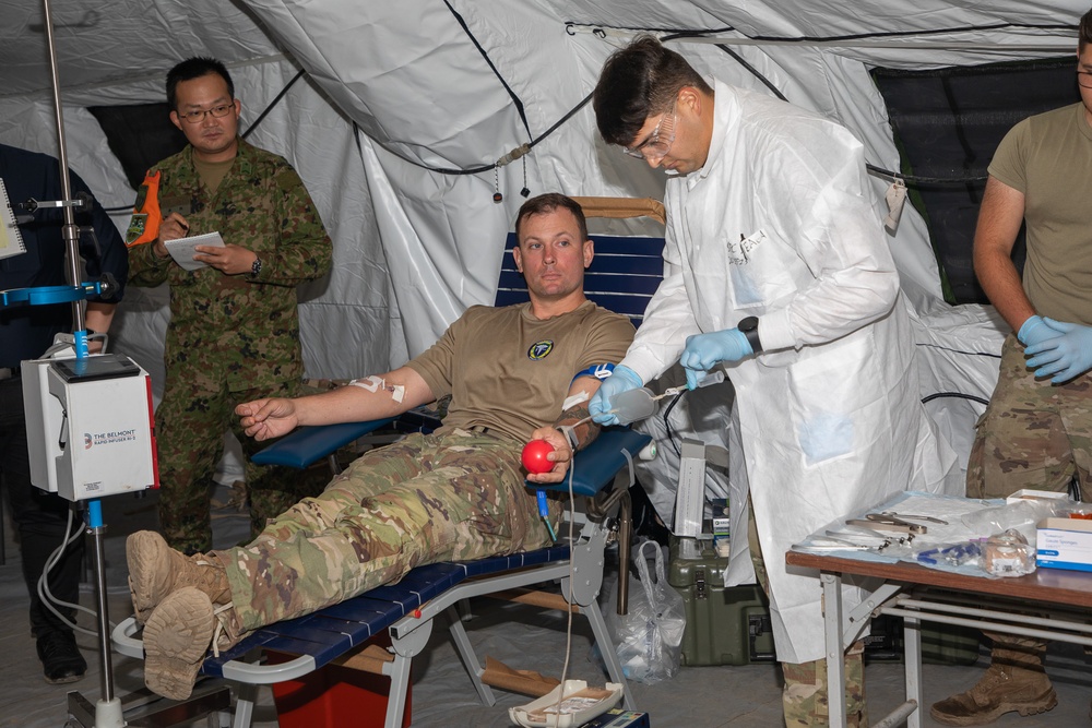 OS25 Walking blood bank demonstration