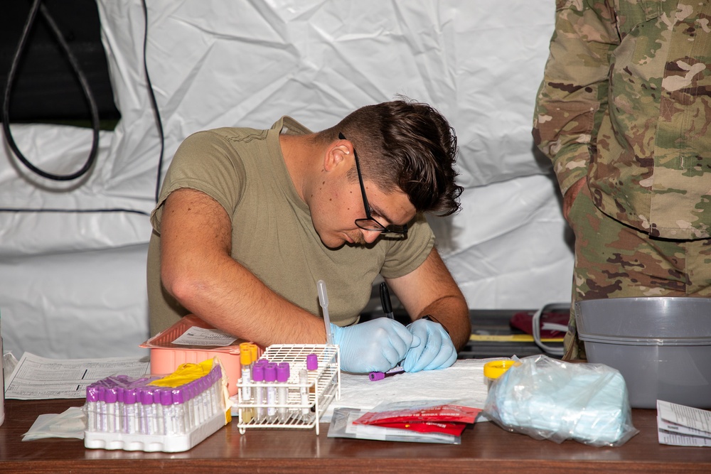 OS25 Walking blood bank demonstration