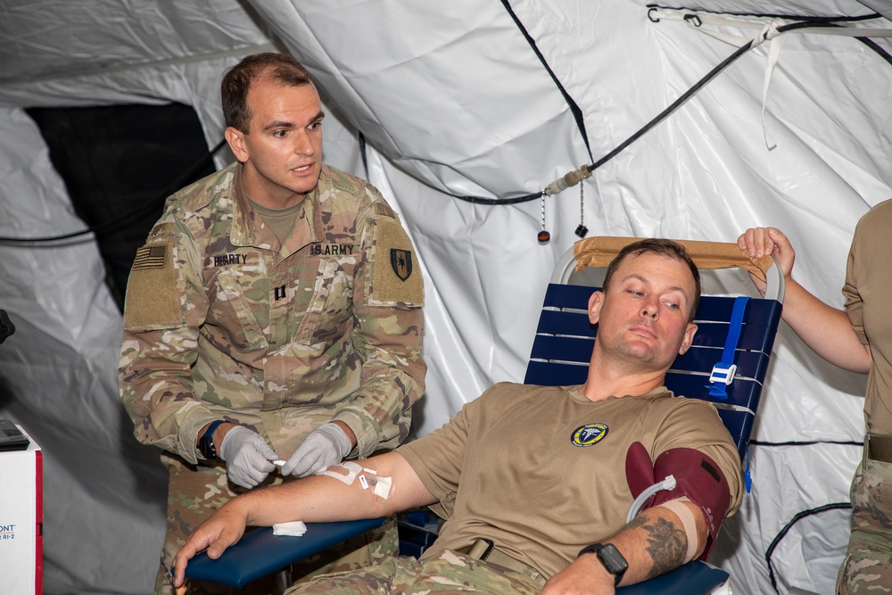 OS25 Walking blood bank demonstration