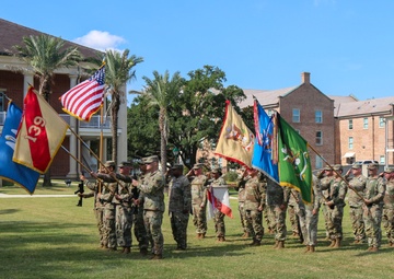New Orleans-based 139th Regional Support Group welcomes new commander and senior enlisted leader
