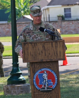 New Orleans-based 139th Regional Support Group welcomes new commander and senior enlisted leader