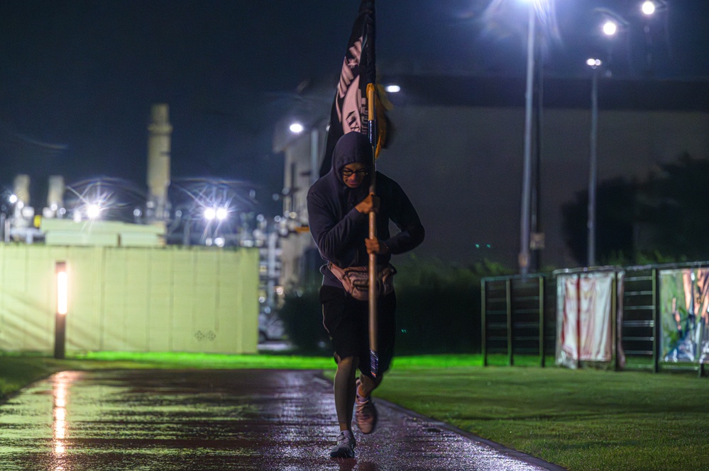 Yokota holds 24-hour run to honor POW/MIA