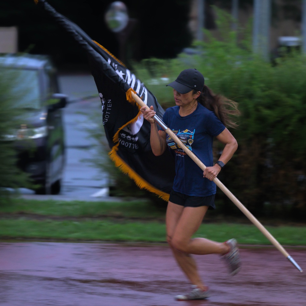 Yokota holds 24-hour run to honor POW/MIA