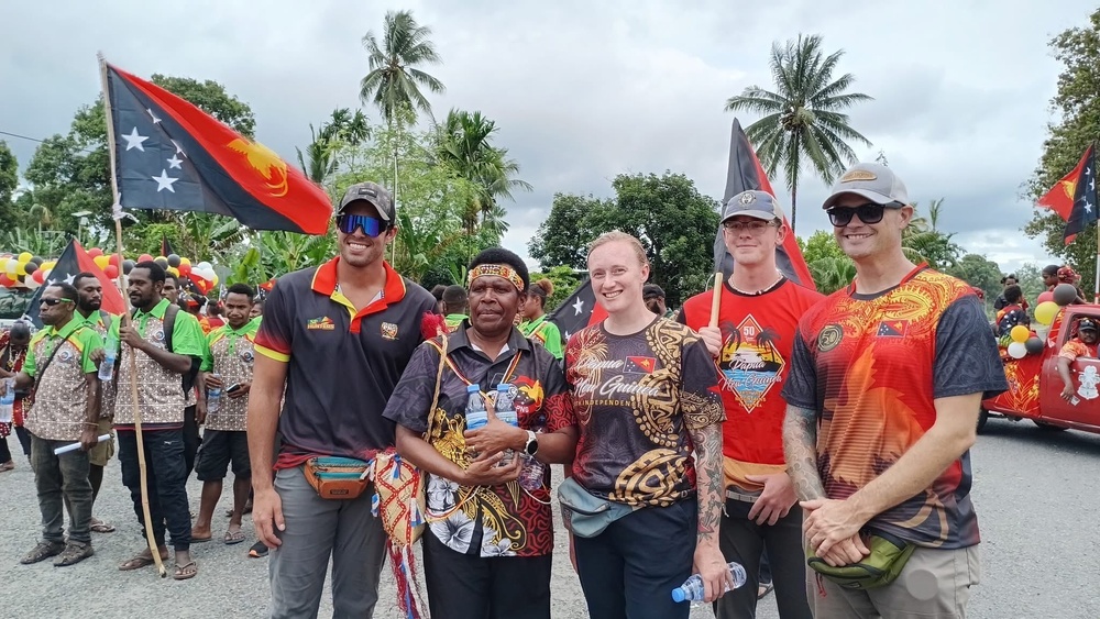 DPAA 25-4PG Team celebrates PNG 50th Independence Day