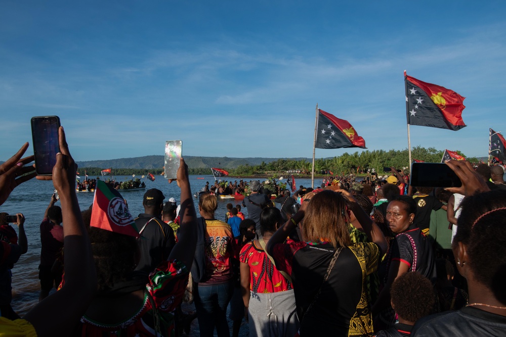 DPAA 25-4PG Team celebrates PNG 50th Independence Day