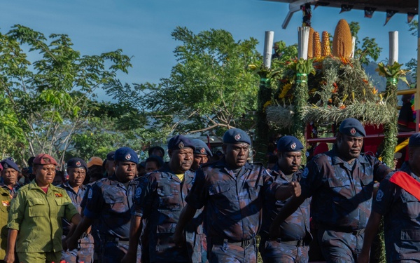 DPAA 25-4PG Team celebrates PNG 50th Independence Day