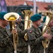 Polish military band performs during NATO transfer of authority