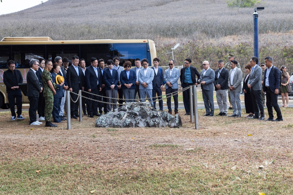MCBH Welcomes Koichiro Bansho for Wreath-Laying Ceremony Honoring Fusata Iida