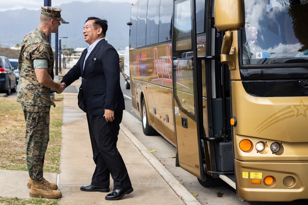 MCBH Welcomes Koichiro Bansho for Wreath-Laying Ceremony Honoring Fusata Iida