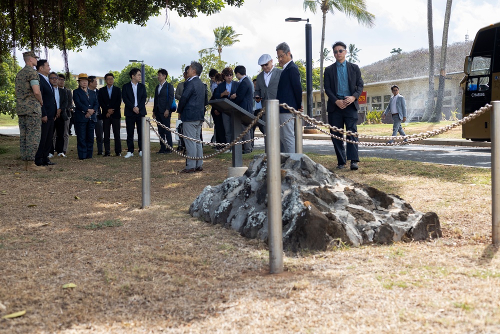 MCBH Welcomes Koichiro Bansho for Wreath-Laying Ceremony Honoring Fusata Iida