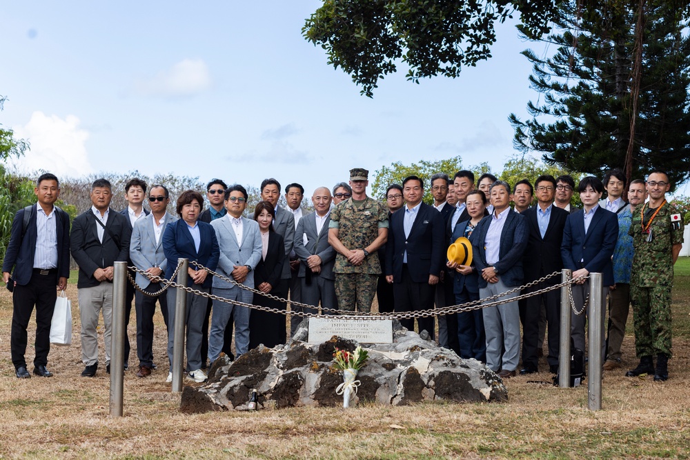 MCBH Welcomes Koichiro Bansho for Wreath-Laying Ceremony Honoring Fusata Iida