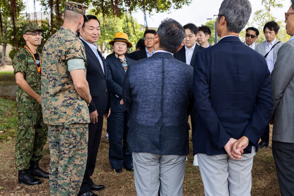 MCBH Welcomes Koichiro Bansho for Wreath-Laying Ceremony Honoring Fusata Iida