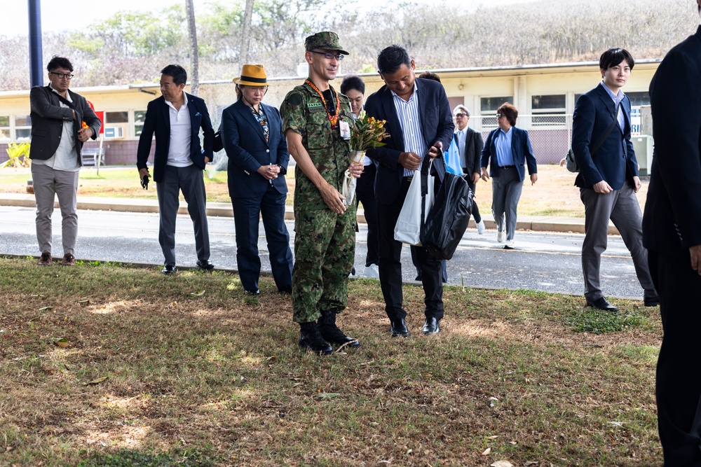 MCBH Welcomes Koichiro Bansho for Wreath-Laying Ceremony Honoring Fusata Iida