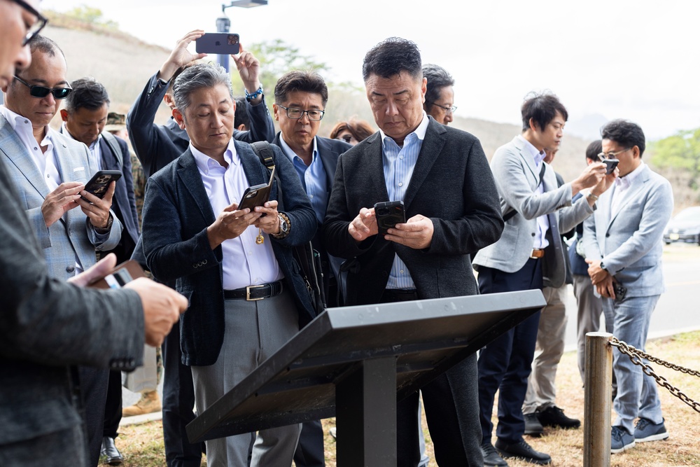 MCBH Welcomes Koichiro Bansho for Wreath-Laying Ceremony Honoring Fusata Iida