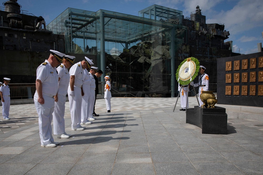 C7F Visits the ROKS Cheonan Memorial