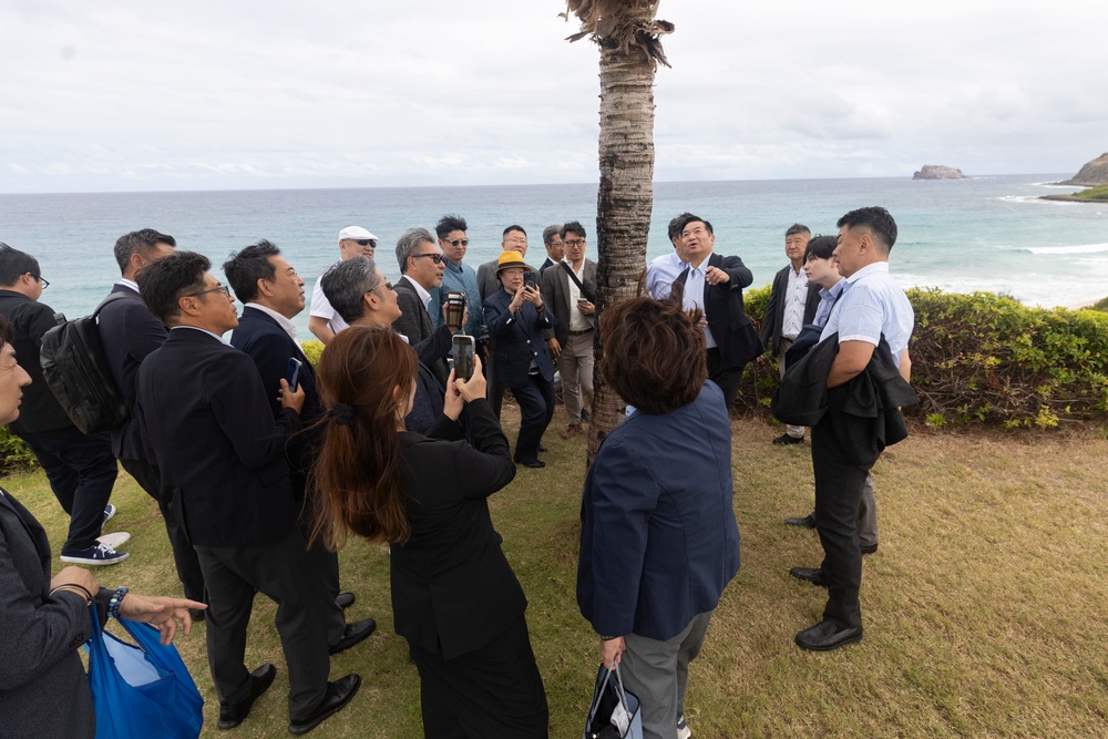 MCBH Welcomes Koichiro Bansho for Wreath-Laying Ceremony Honoring Fusata Iida