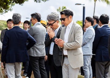 MCBH Welcomes Koichiro Bansho for Wreath-Laying Ceremony Honoring Fusata Iida